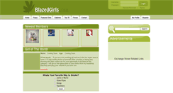 Desktop Screenshot of blazedgirls.com