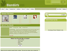 Tablet Screenshot of blazedgirls.com